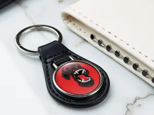 Custom Leather Keychains High-End Elite Design